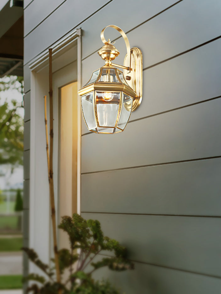 European Style Classic Brass Wall Lamp