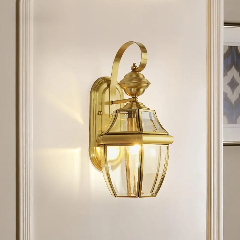 European Style Classic Brass Wall Lamp