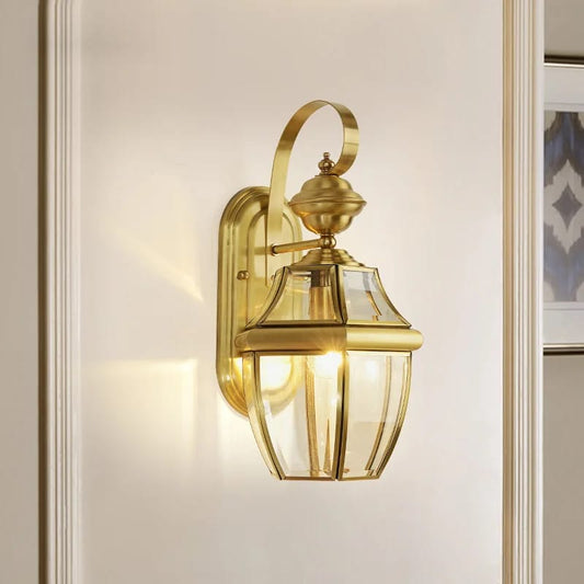 European Style Classic Brass Wall Lamp