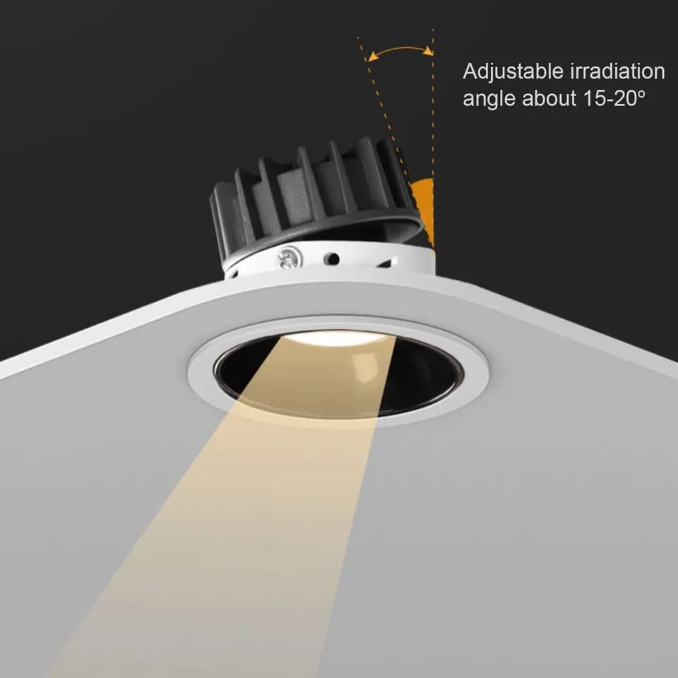 Recessed COB Anti Glare Down Light 7w (3 in 1)