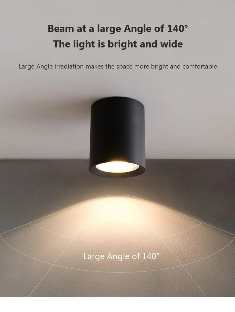 Surface Mounted Cylindrical COB Spot Light