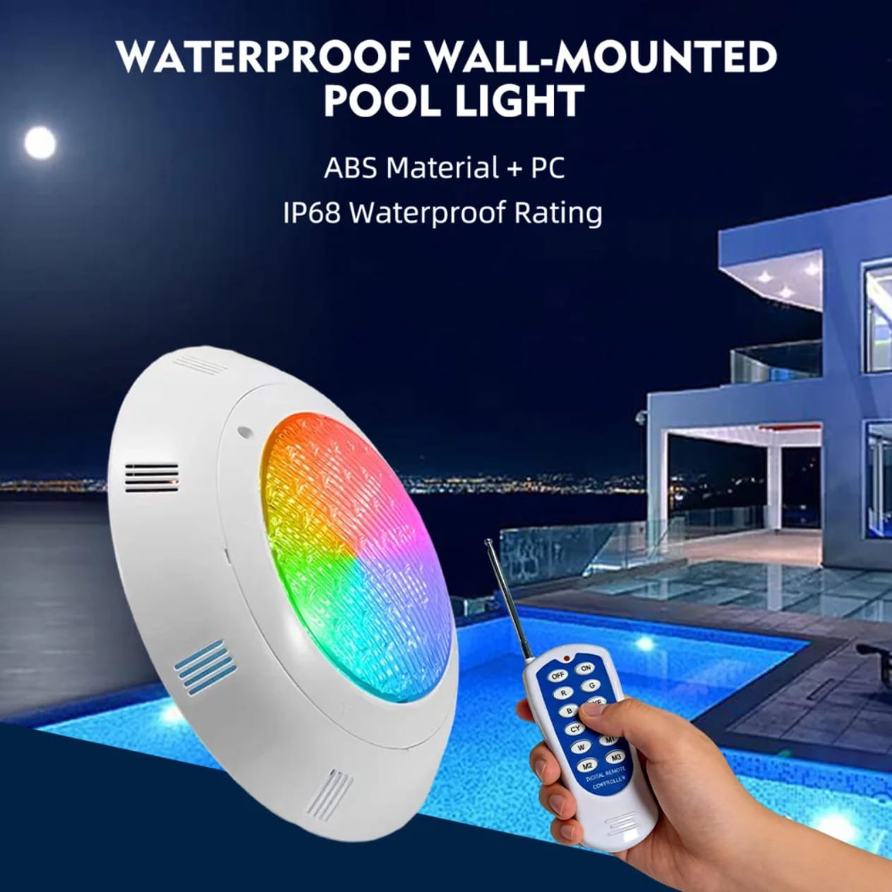 Swimming Pool Underwater RGB Light