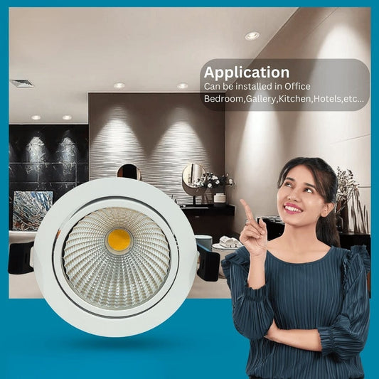 Recessed COB Downlight 12W