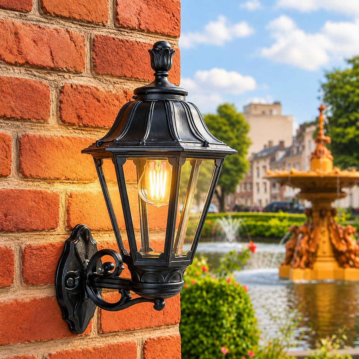 Bisso-Rut Hexagonal Wall Light (Made in Italy)