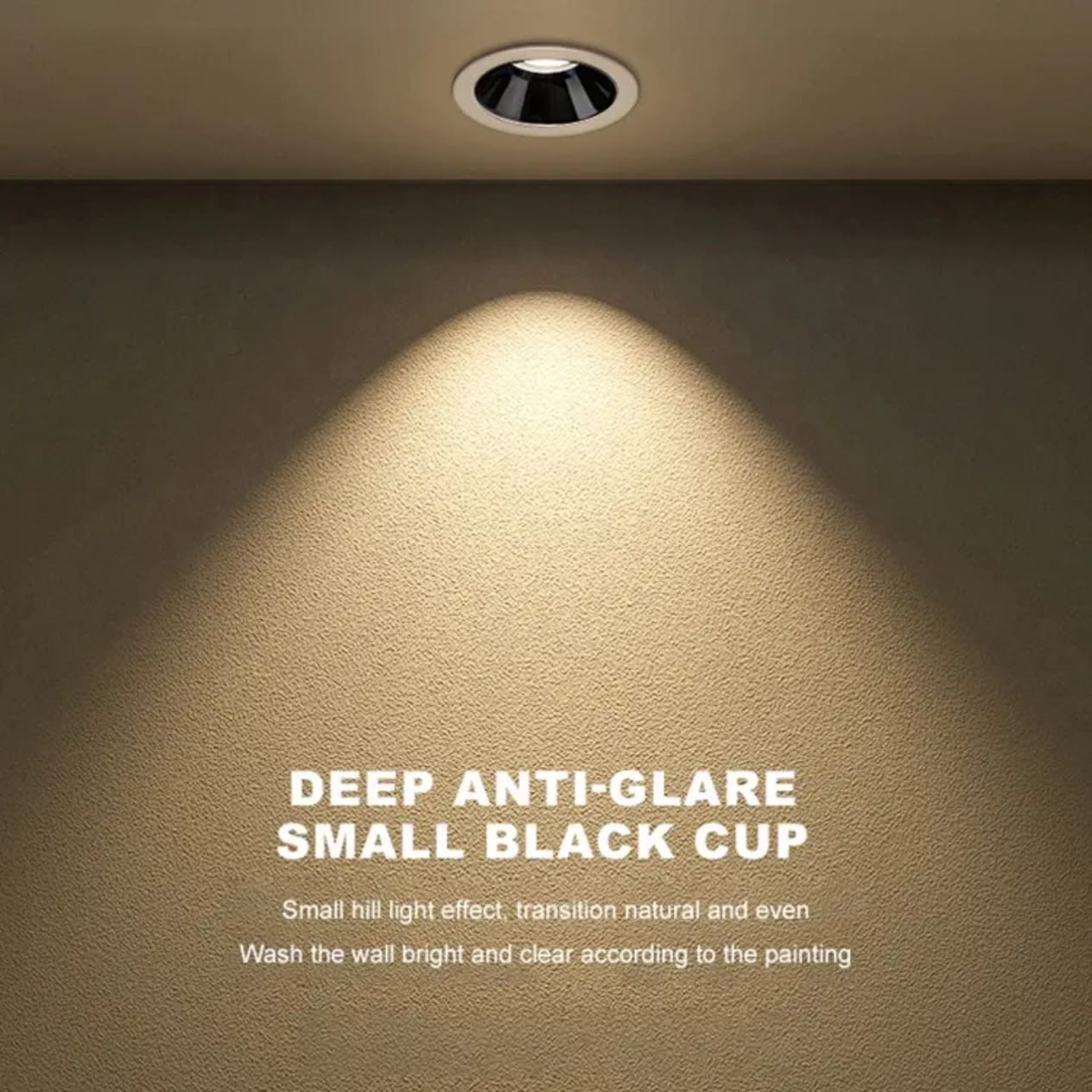 Recessed Anti Glare COB Downlight 7W