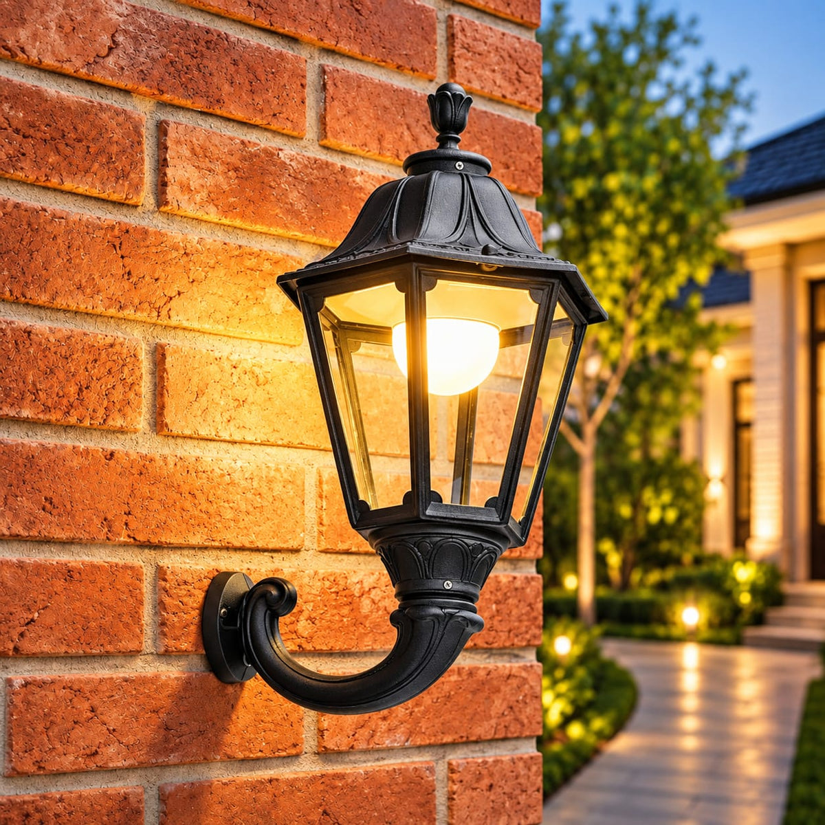 OFIR NOEMI Hexagonal Wall Lantern (Made in Italy)