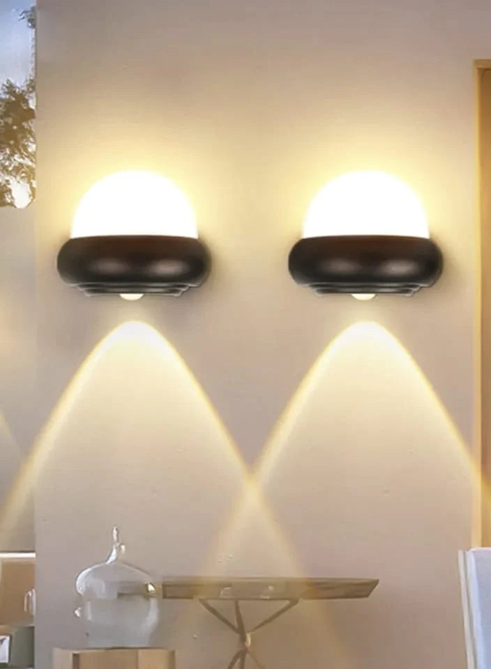 Modern Creative Double Headed Waterproof Outdoor Wall Lamp