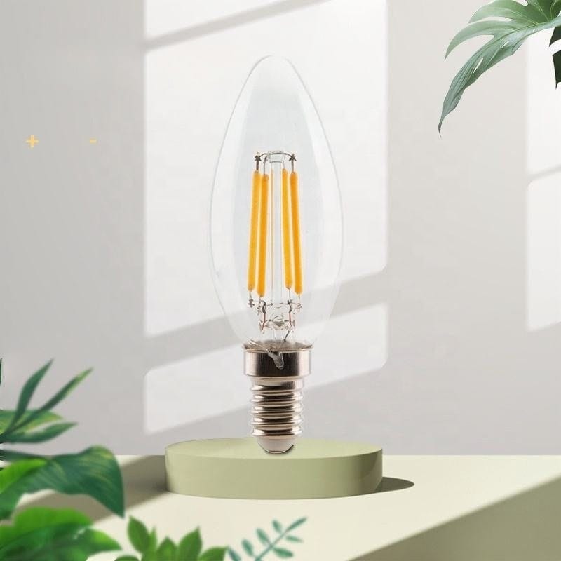 LED C35 Filament Candle Bulb 4W