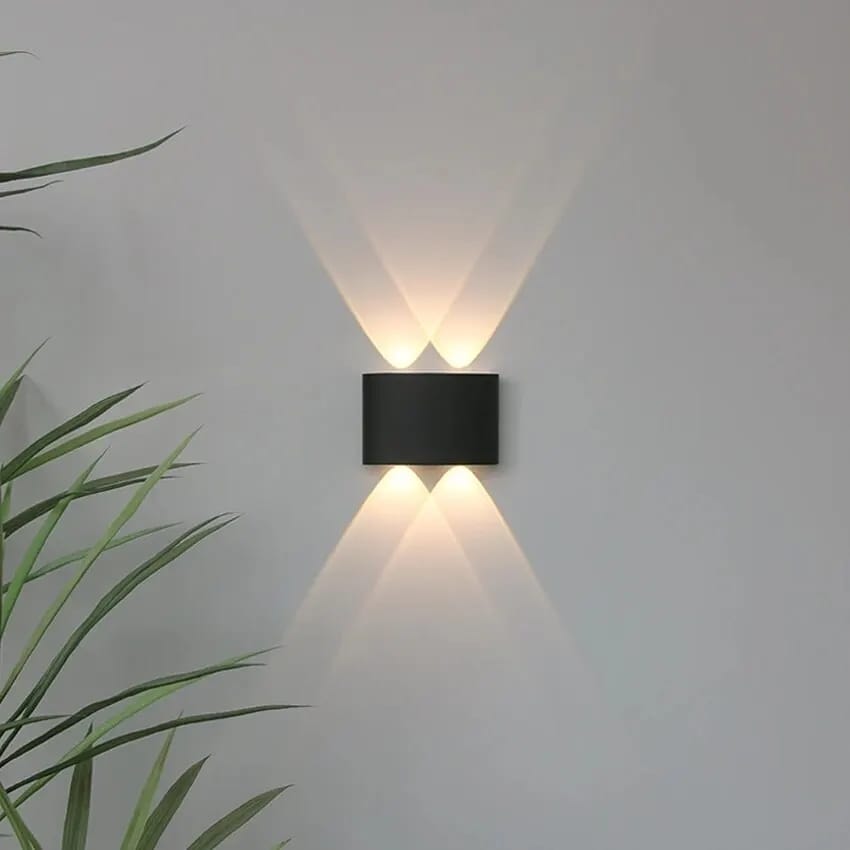 Modern Square-shaped 2Up & 2Down Side Wall Light