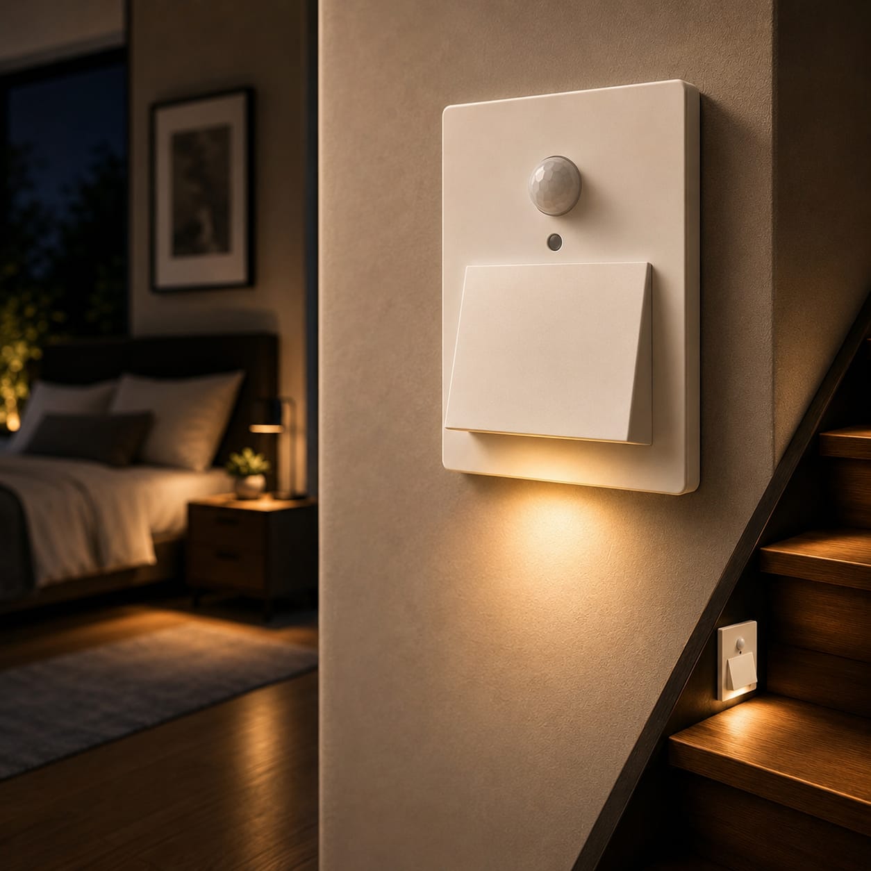 Simon Footlight with Sensor 3000K M3-White