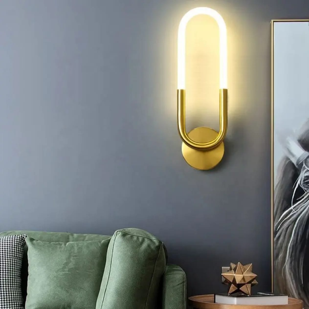Modern U Shape LED Indoor Wall Light