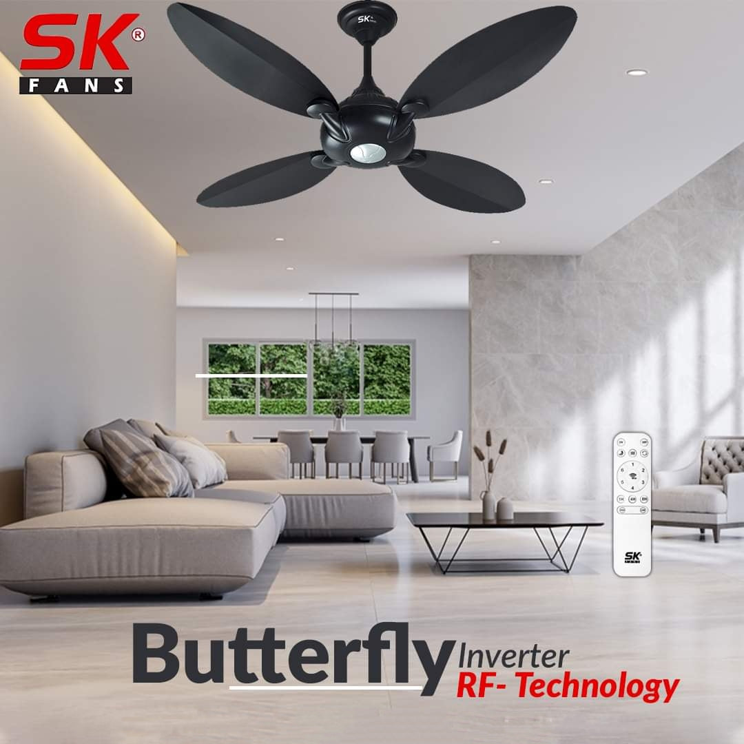 SK Ceiling Fan Remote Control  (Butterfly)