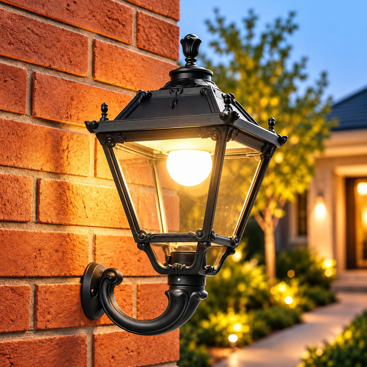 TOBIA Square Wall Lantern Light (Made in Italy)