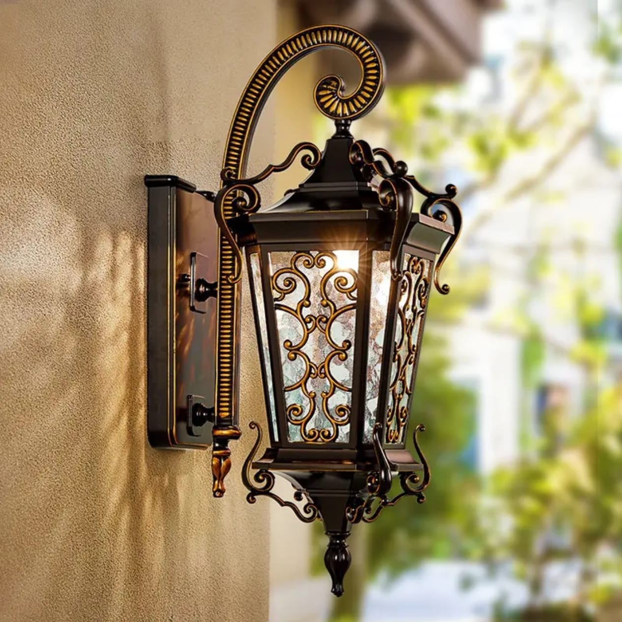 European Style Retro Outdoor Wall Light