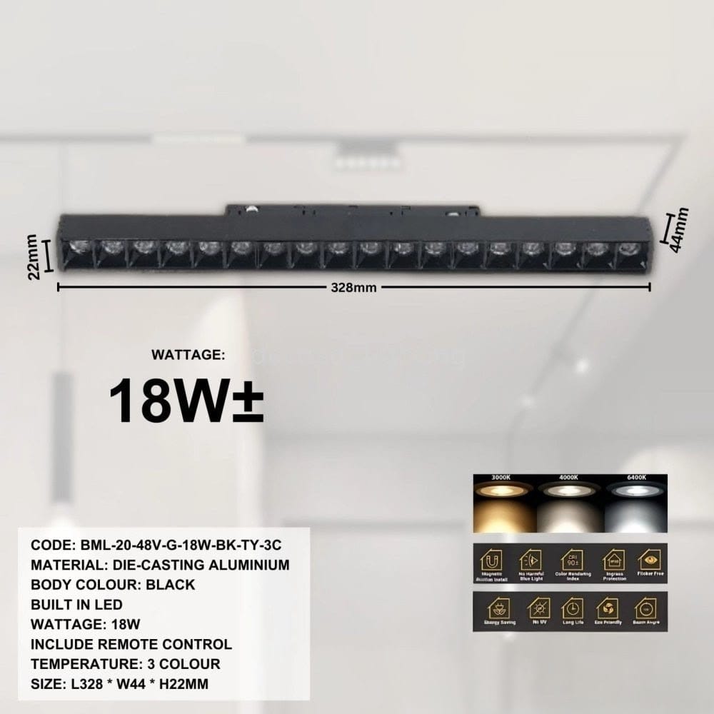 18w COB Magnetic Fixed Laser Light
