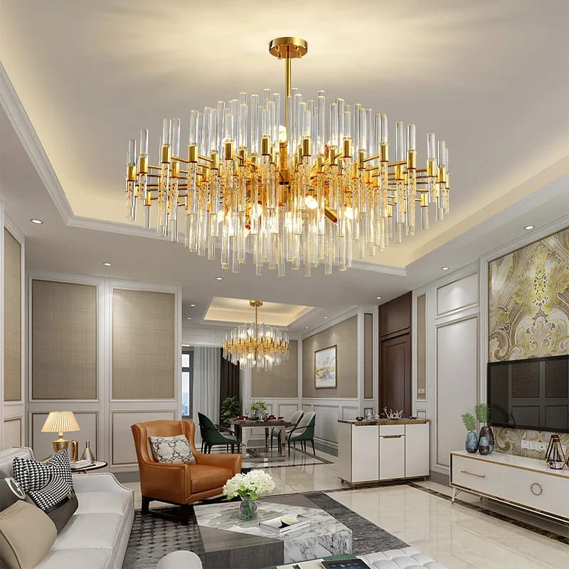 Modern Luxury Firework Glass Chandelier (830mm Diameter)