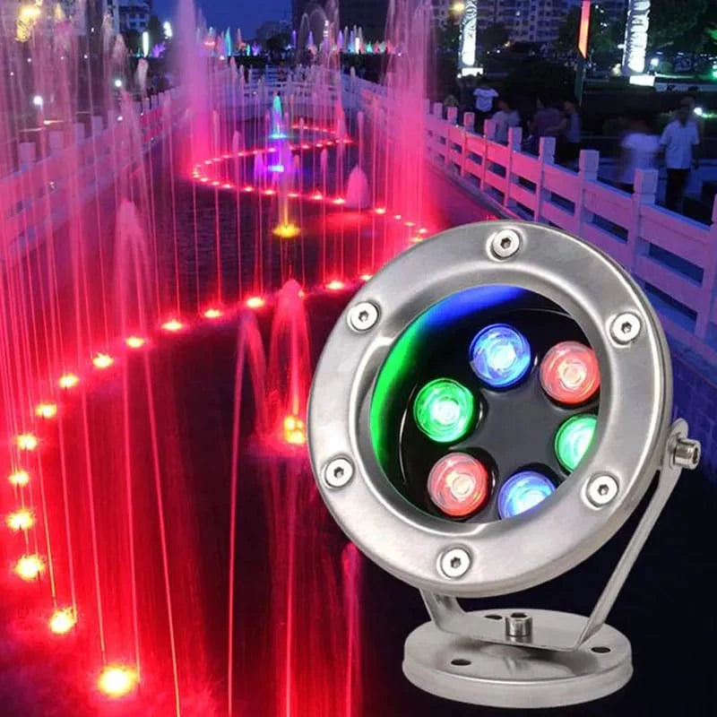 Stainless Steel Fountain Light IP67 ( RGB )