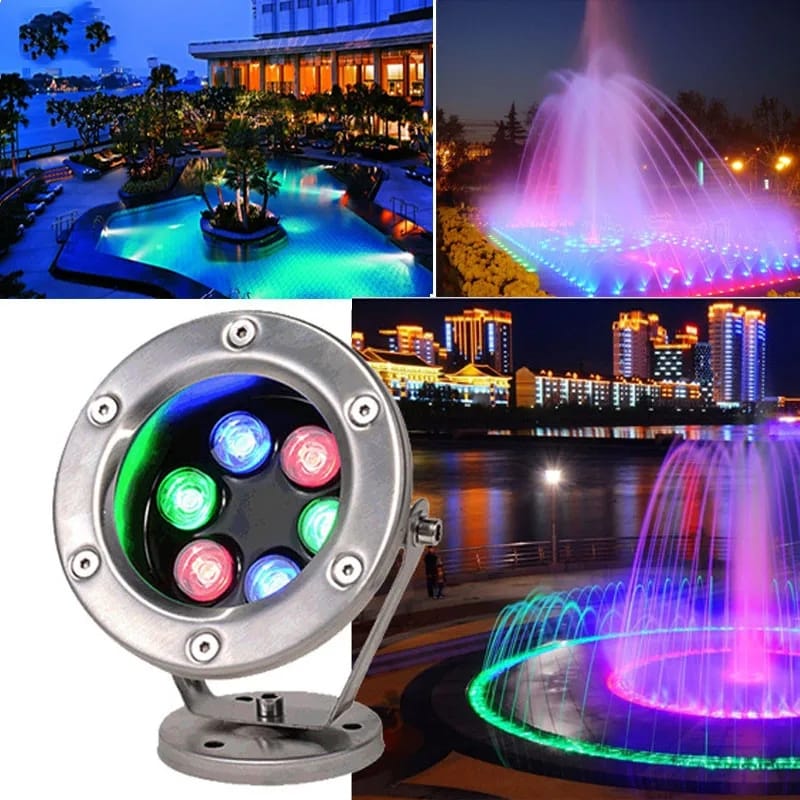 Stainless Steel Fountain Light IP67 ( RGB )