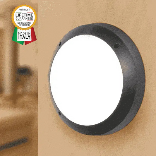 Gelmi Range Bulkhead Round Lamp