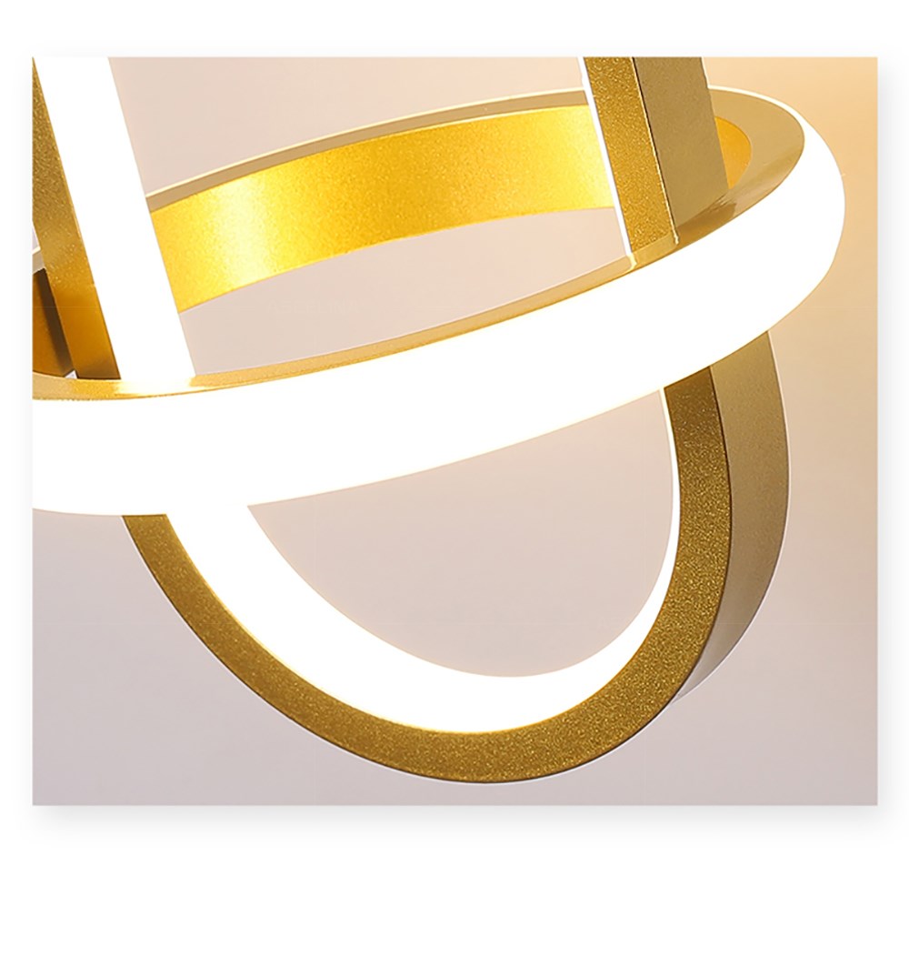 Modern Creative Gold Ring LED Wall Light