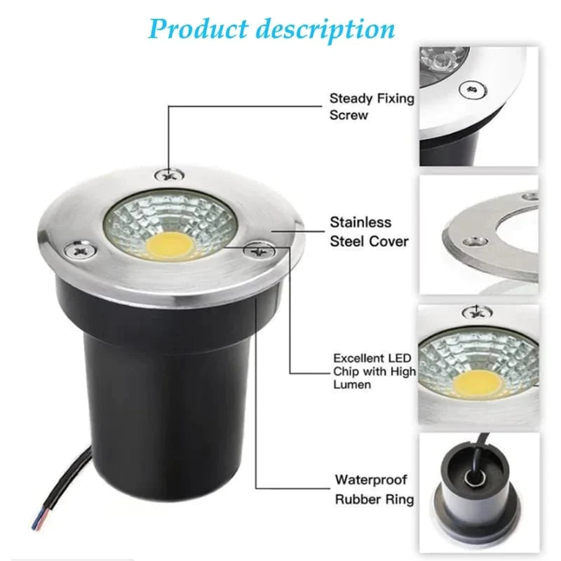 Inground Waterproof Up Light IP67