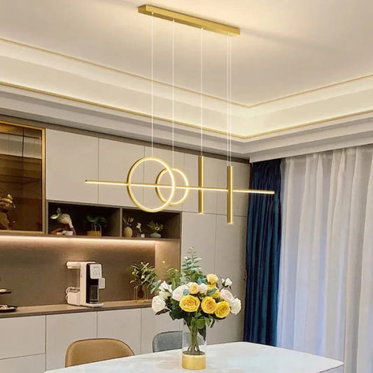 Modern Linear Minimalist Luxury Chandelier