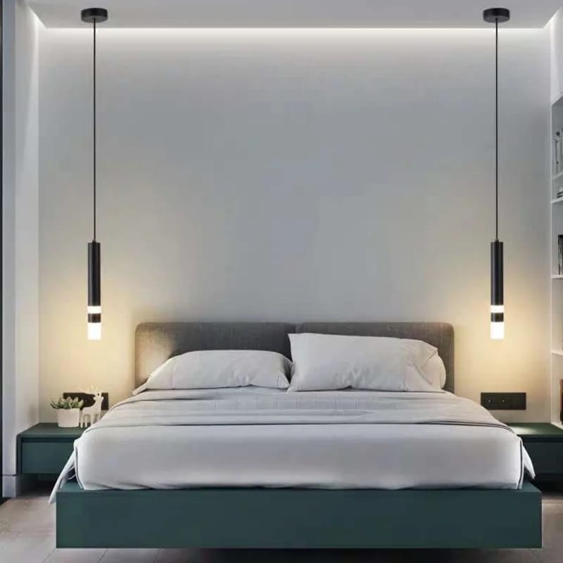 Long Cylindrical LED Pendant Light