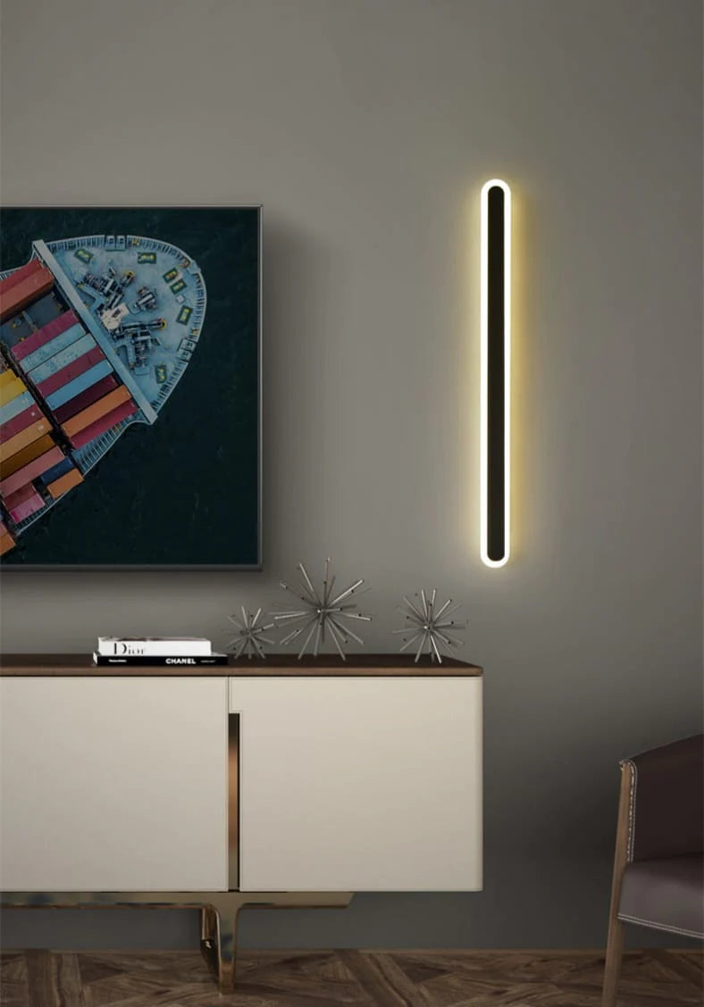 Modern Long LED Wall and Ceiling Mounted Lamp (2 Feet Length)