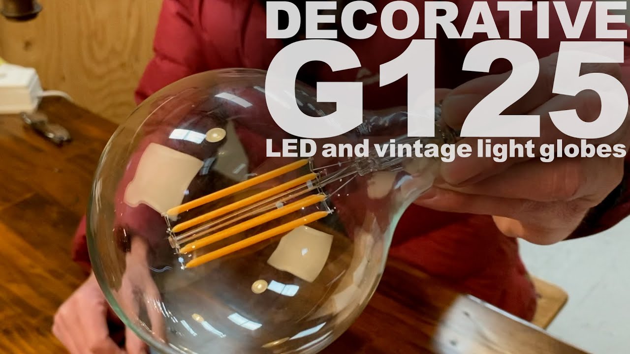 LED G125 Filament Bulb 4W