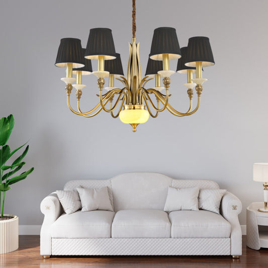 Luxury Midnight Glow Vintage Chandelier (820mm Diameter)