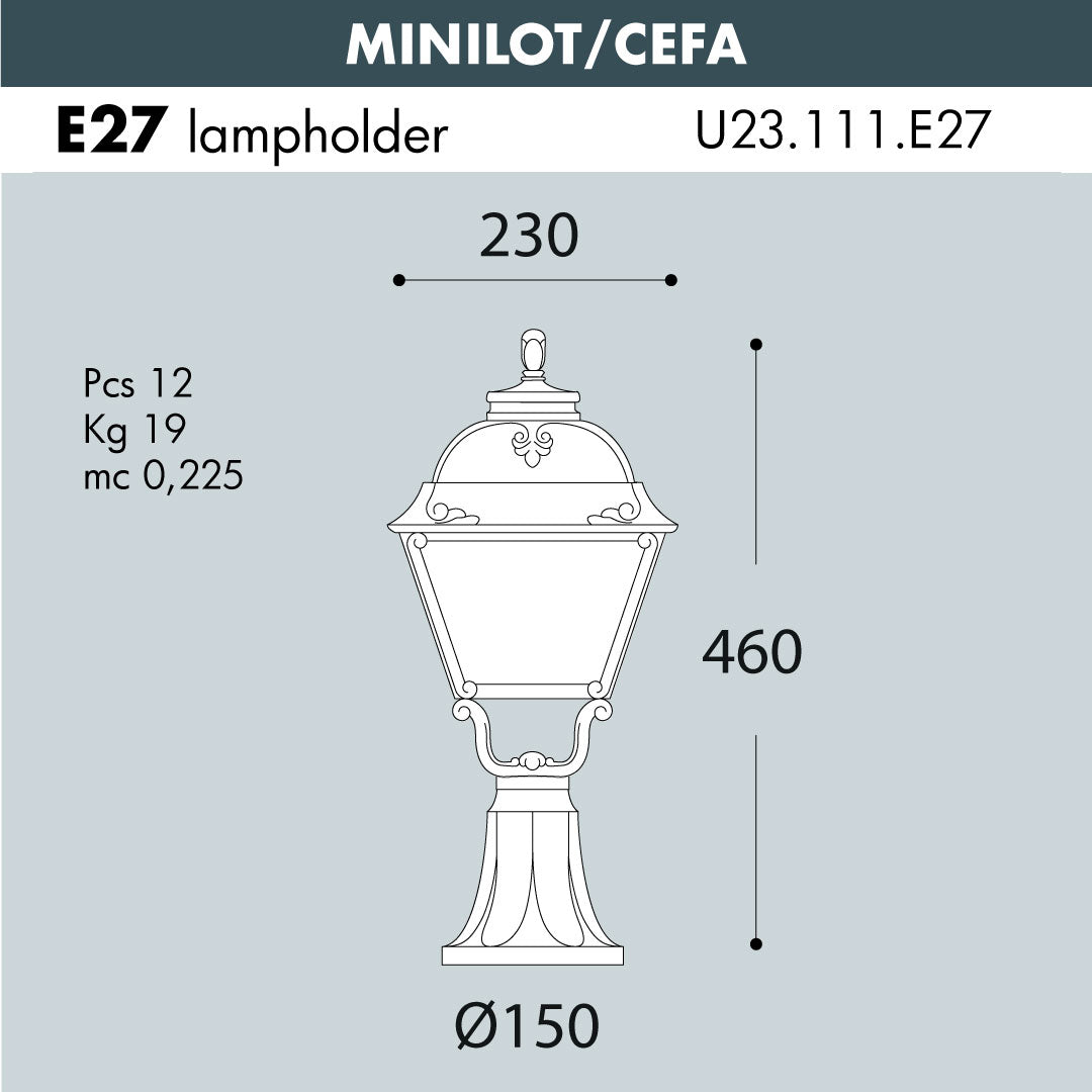 MINILOT-CEFA Standing Lantern (Made in Italy)