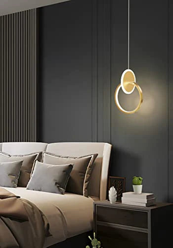 Luxury Ring Metal Pendant Light