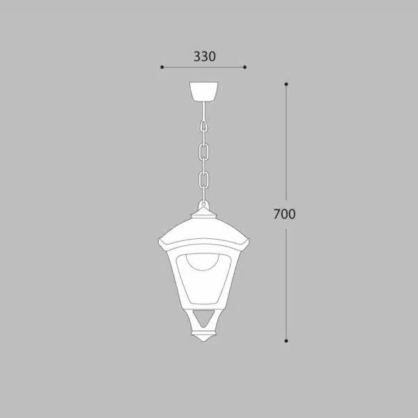 SICAR SERGIO Hanging Light Large Size (Made in Italy)