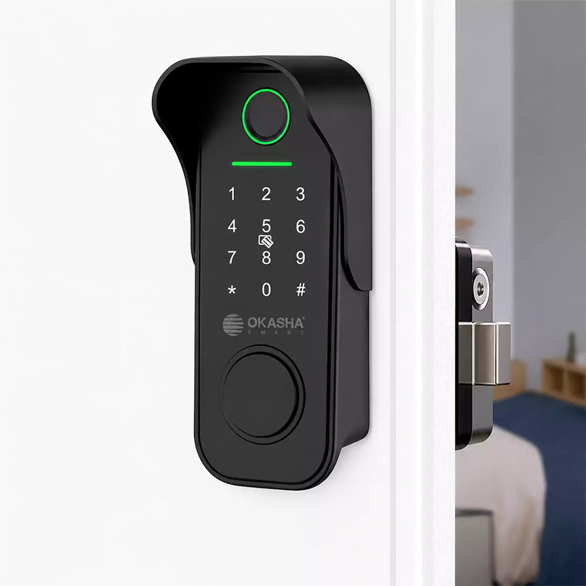 Smart Main Gate Lock Waterproof - Okasha Smart