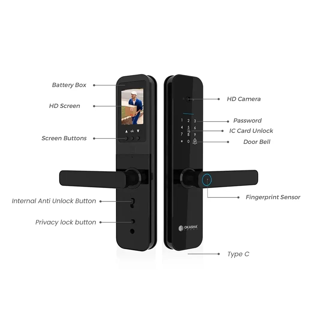 Smart Vision Door Lock - Okasha Smart