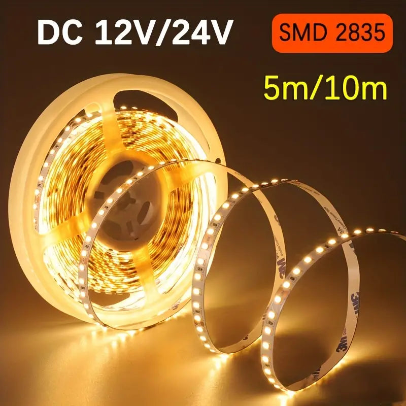 SMD Strip Light 2835 > 24 Volt ( 10 Meter /Role )