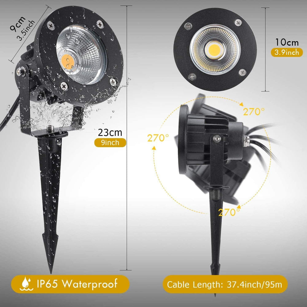 IP65 Waterproof Garden Spike Light (12w)