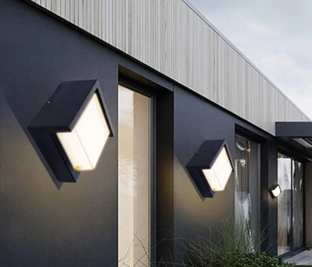 Modern Square Waterproof Outdoor Wall Light