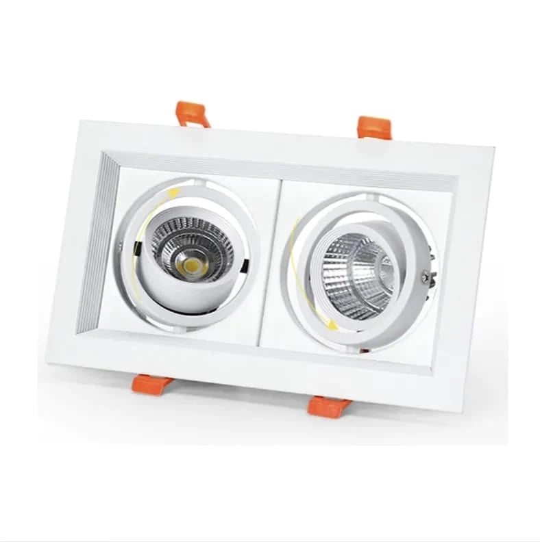 Rectangular Recessed COB Downlight (2x8watt)