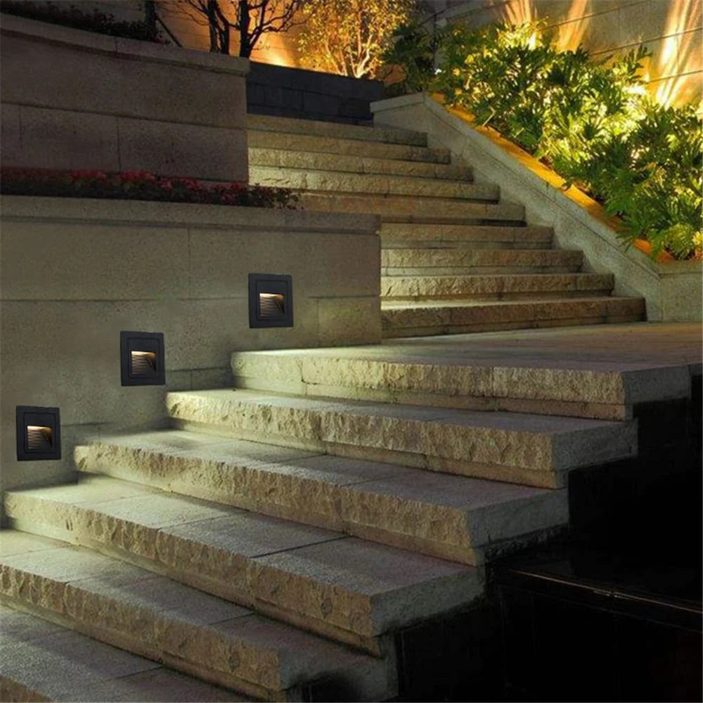 Square Recessed Water Proof LED Step Light IP65