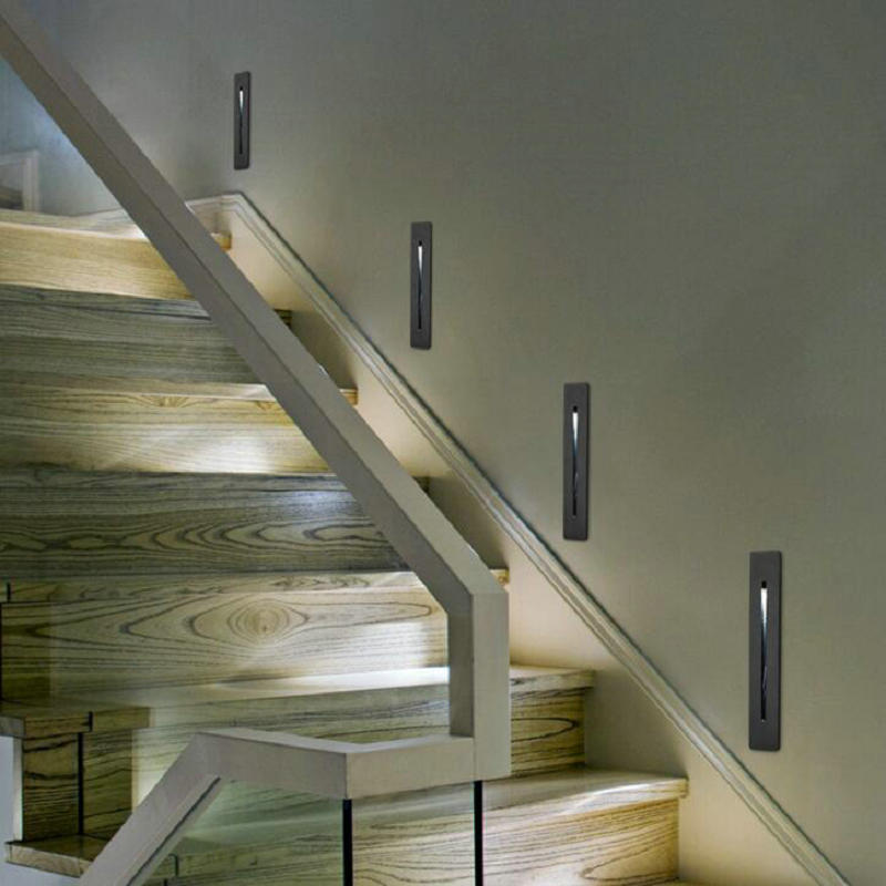 3w Recessed LED Stair Wall Light IP65