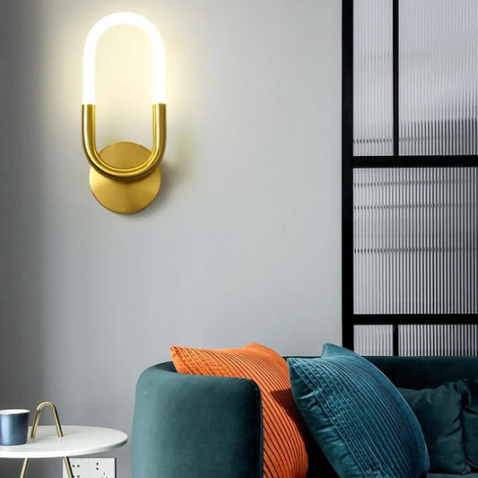 Modern U Shape LED Indoor Wall Light