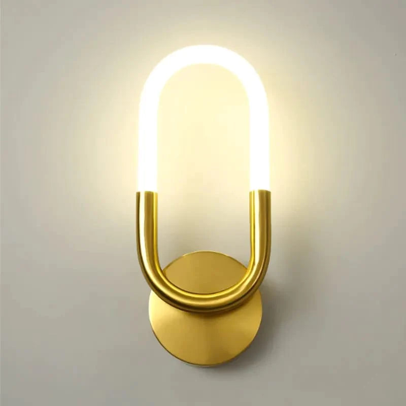 Modern U Shape LED Indoor Wall Light