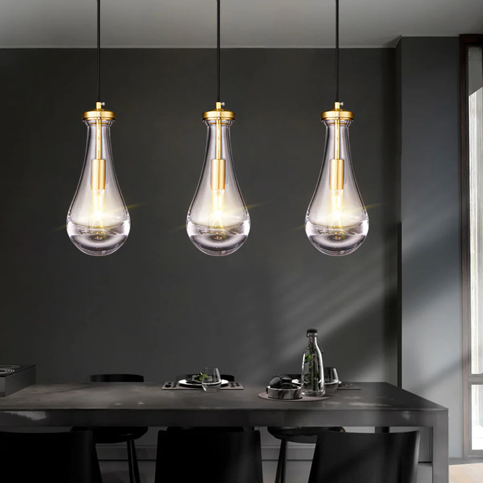 Modern Luxury Water Drop Shaped Pendant Light