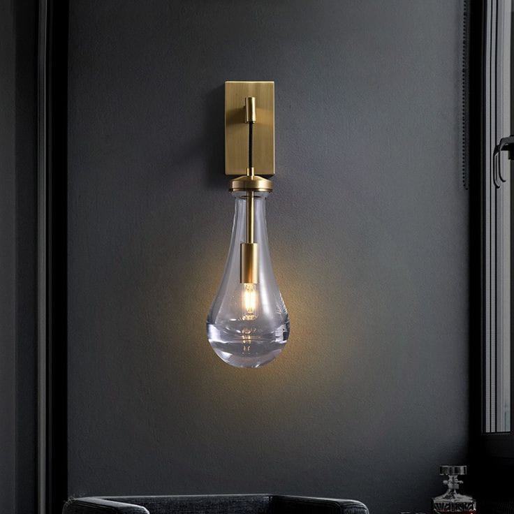 Luxury Fashion Water Drop Wall Lamp