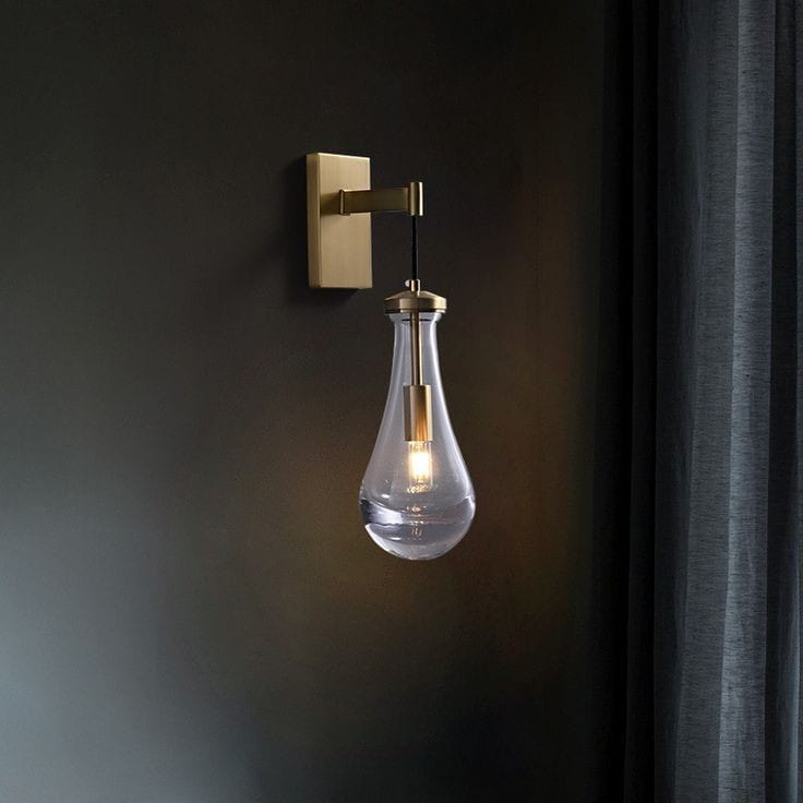 Luxury Fashion Water Drop Wall Lamp