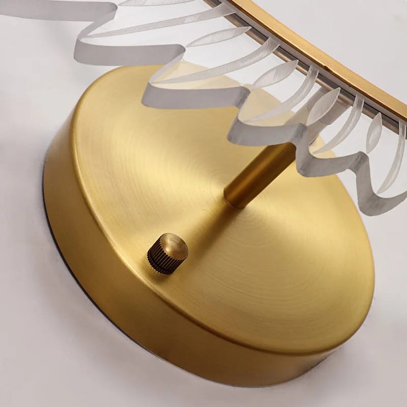 Modern Gold Designer Wing Wall Light